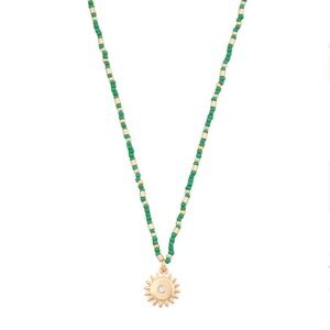 Rebecca Minkoff Sun Seed Bead Necklace New